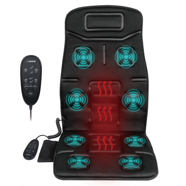 Naipo Portable Seat Cushion with Vibration and Heat